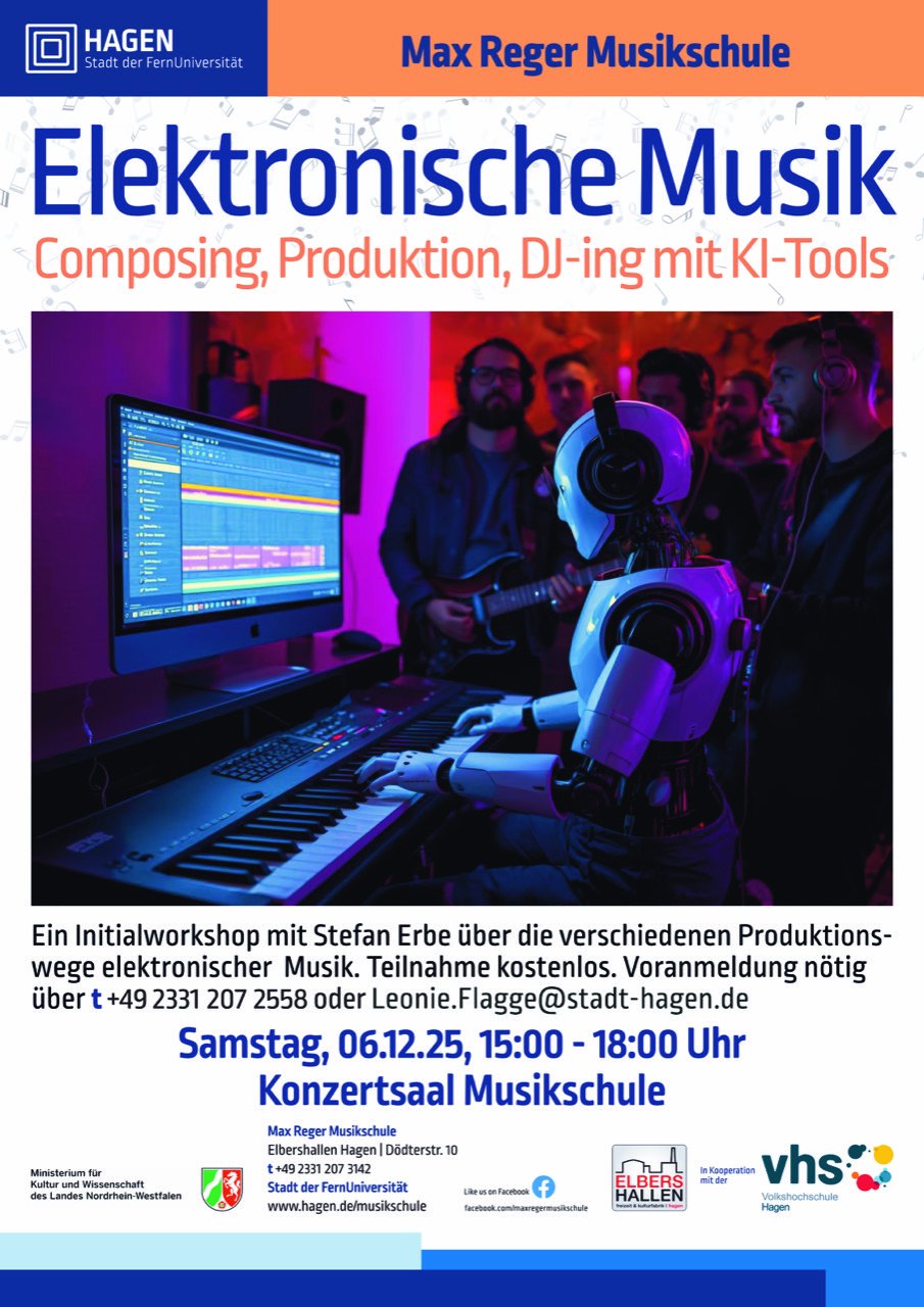 Kostenloser Workshop : Elektronische Musik